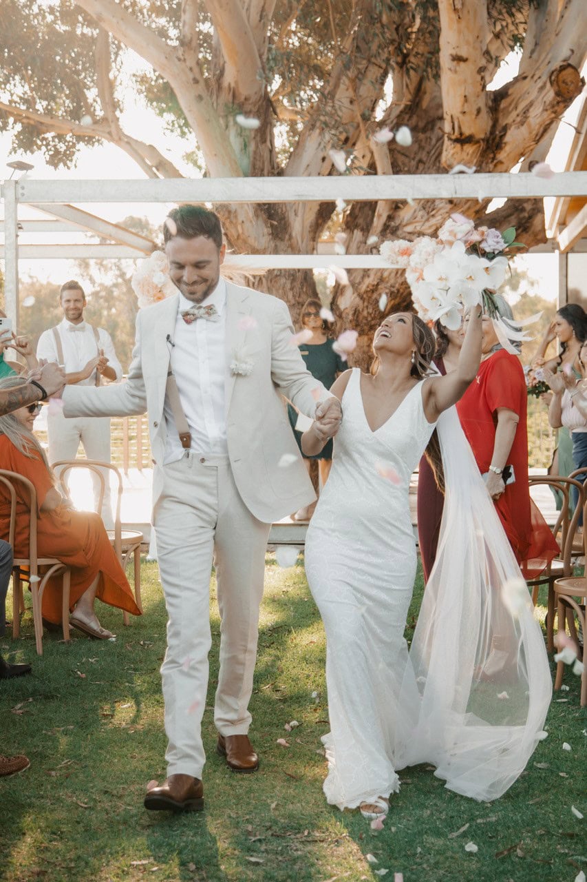 Down Aisle under tree