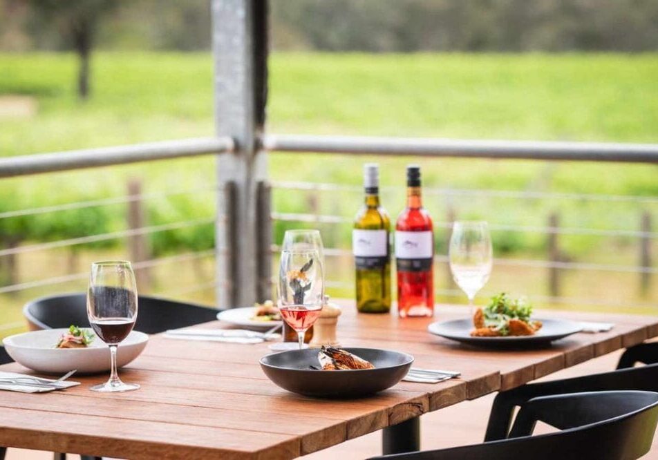 Lunch at Upper Reach WInery Swan Valley Wines Perth WA
